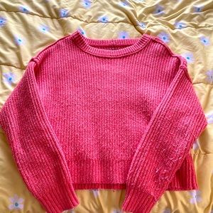 Pink sweater
